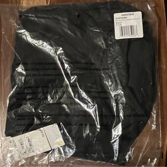 NWT Zella Mock-Neck Full-Zip Jacket, Jet Black | S (7/8) - Picture 14 of 14